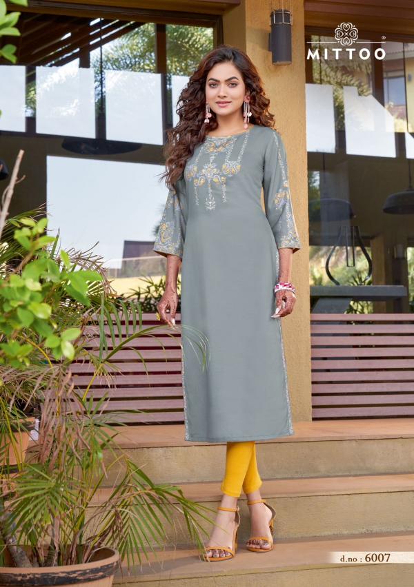 Mittoo Rihana Vol 2 Casual Handwork Rayon Kurti